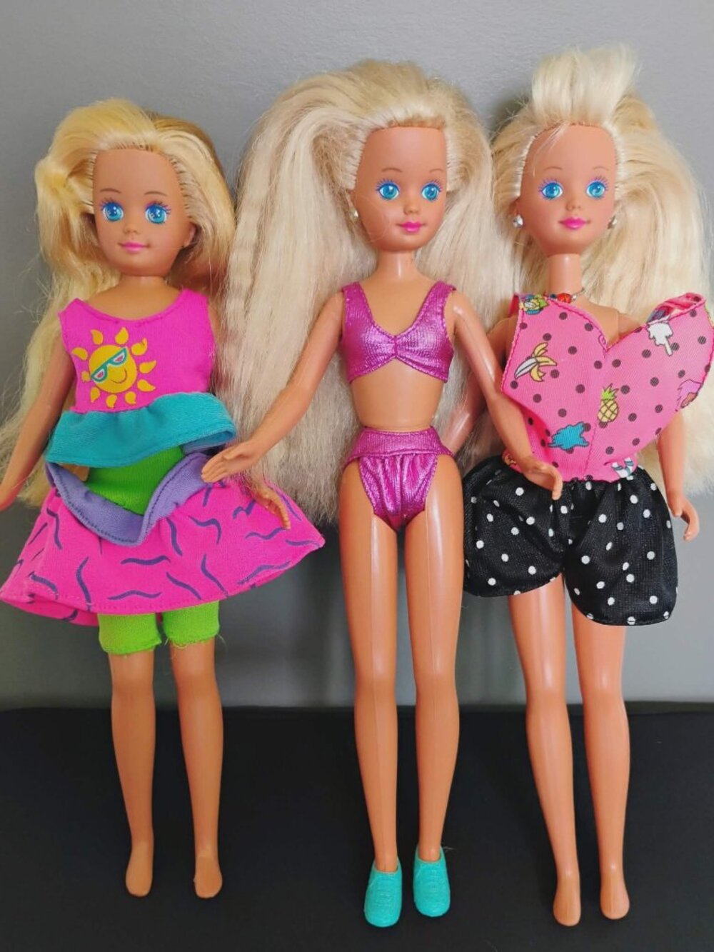Mattel Skipper & Stacie 3-Doll Bundle Lot - 10" Fashion Size Vintage